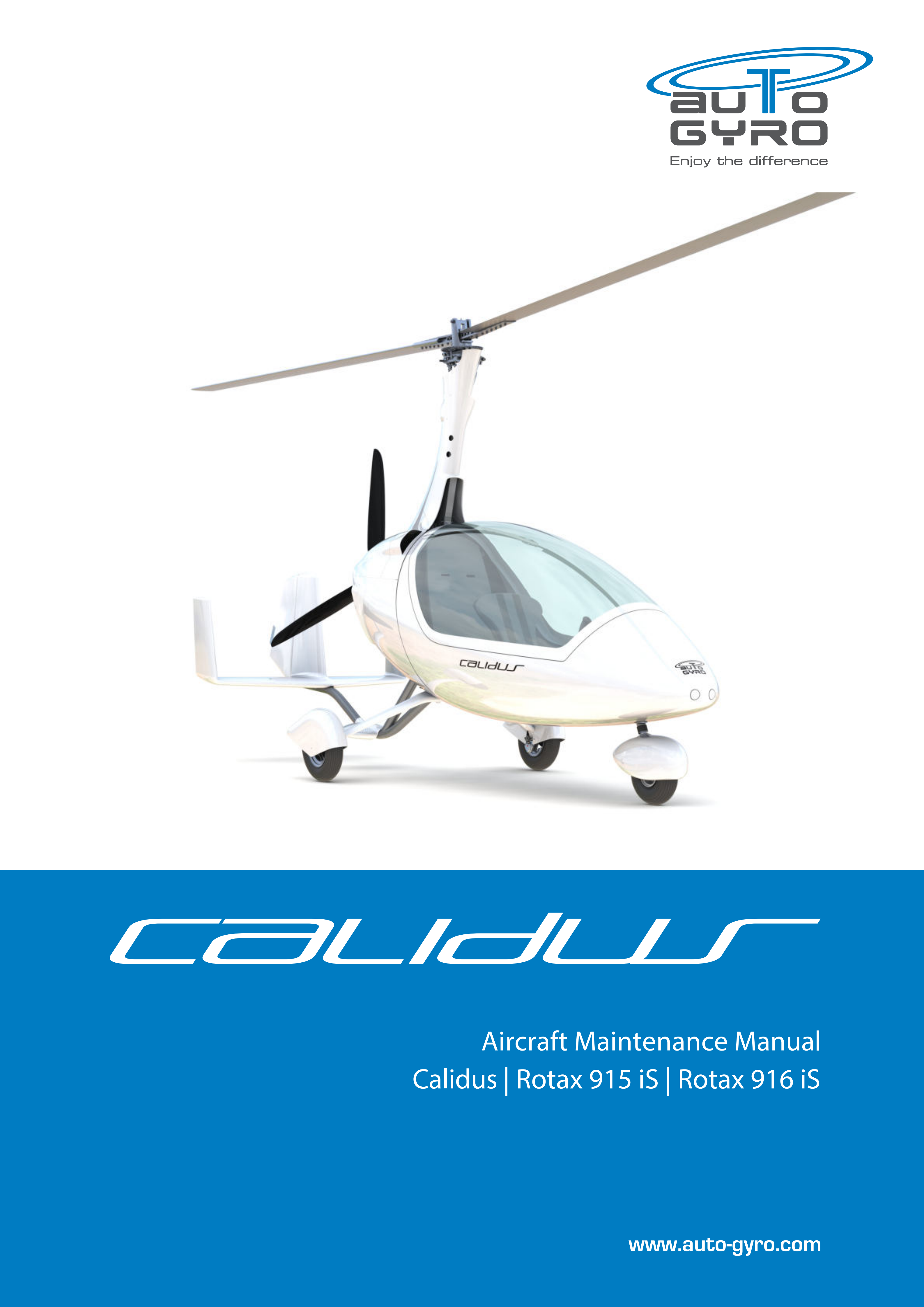 Aircraft Maintenance Manual Calidus 915 916 English Version 04 2025