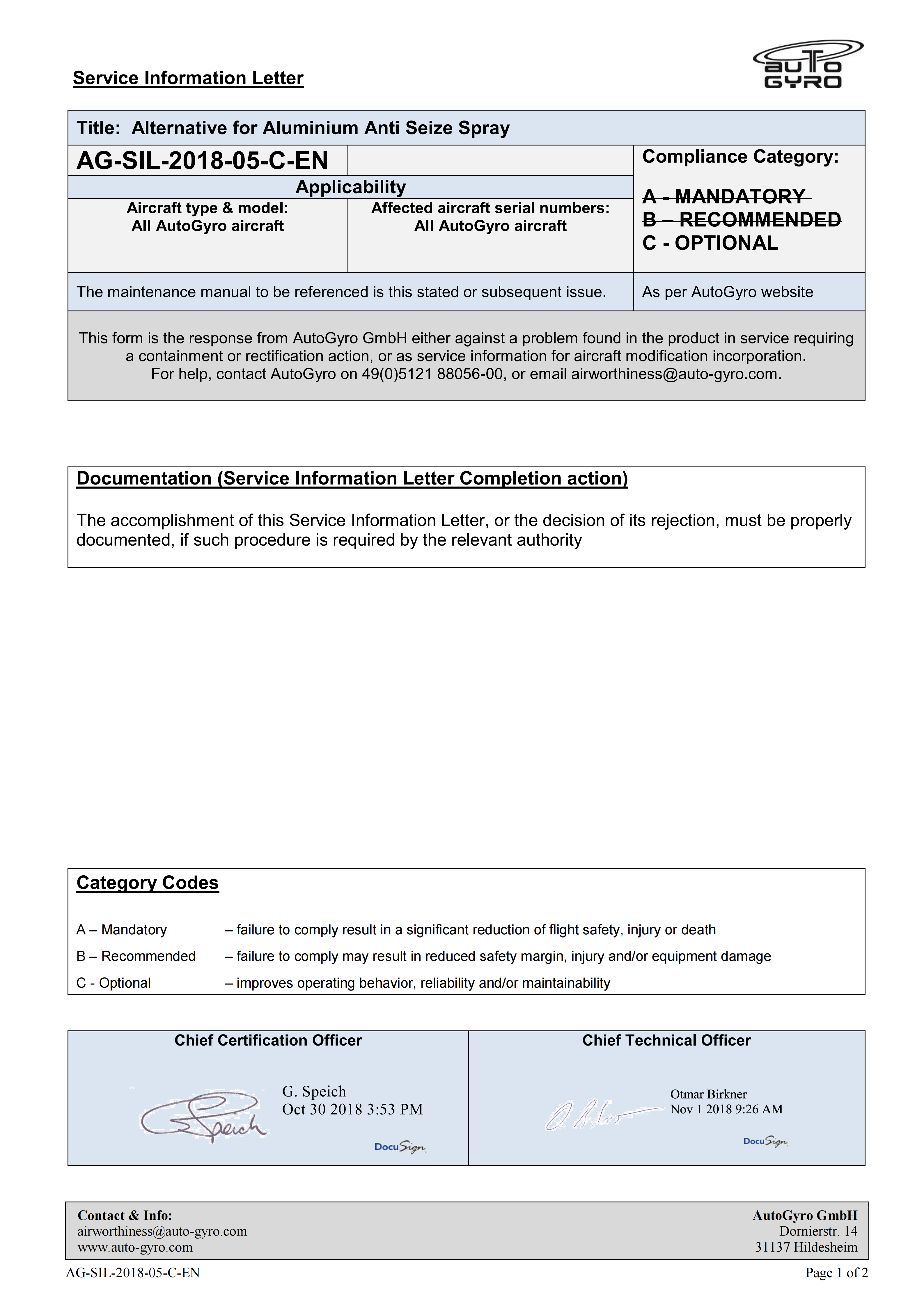 AG-SIL-2018-05-C-EN Alternative for Aluminium Anti Seize Spray