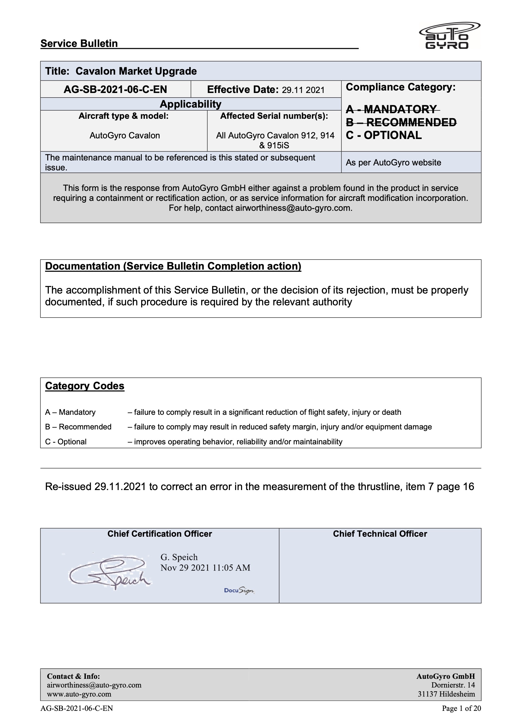 AG-SB-2021-06-C-EN - Cavalon Market Upgrade Revision 2