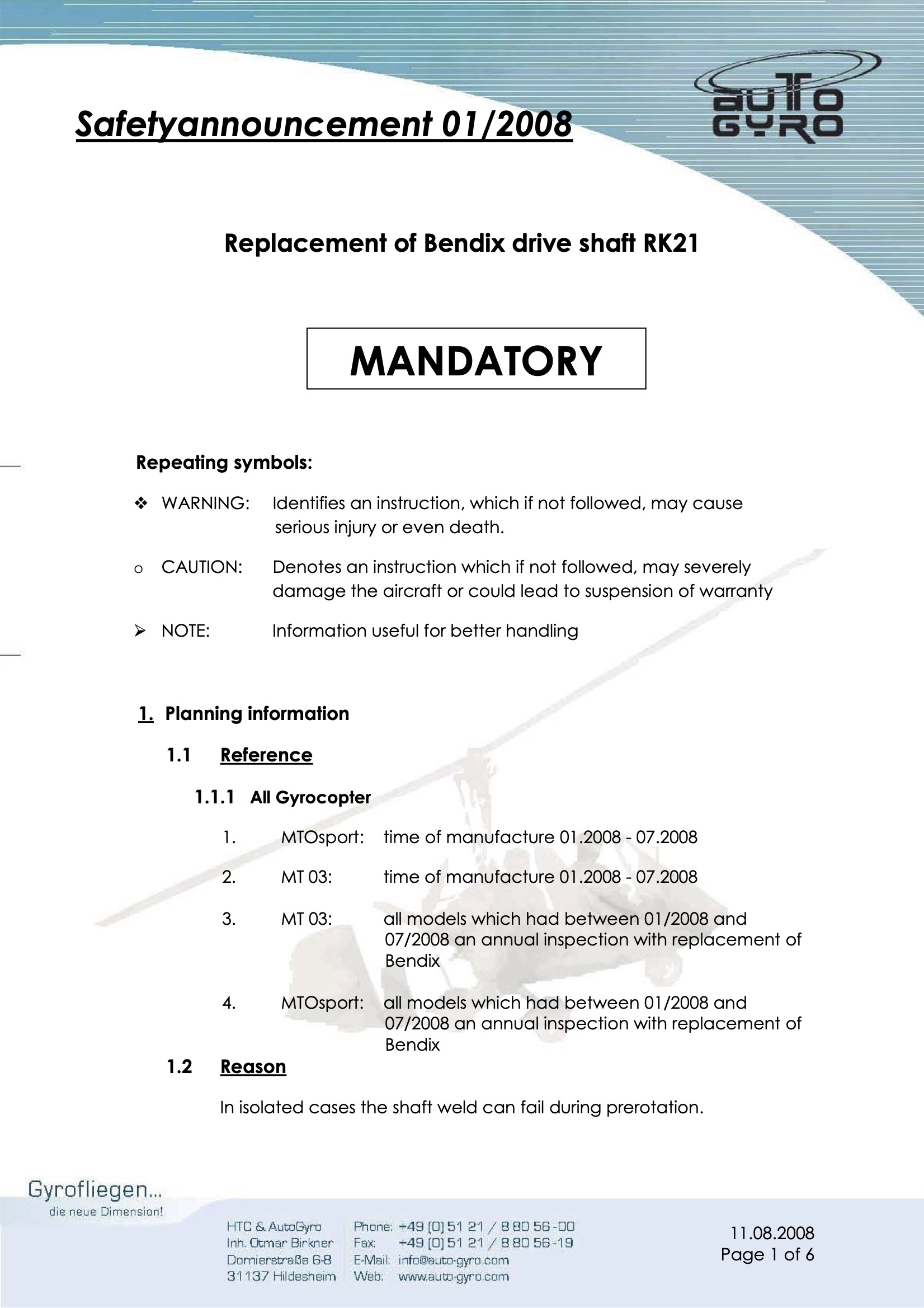 2008 01 Customer Information Bendix