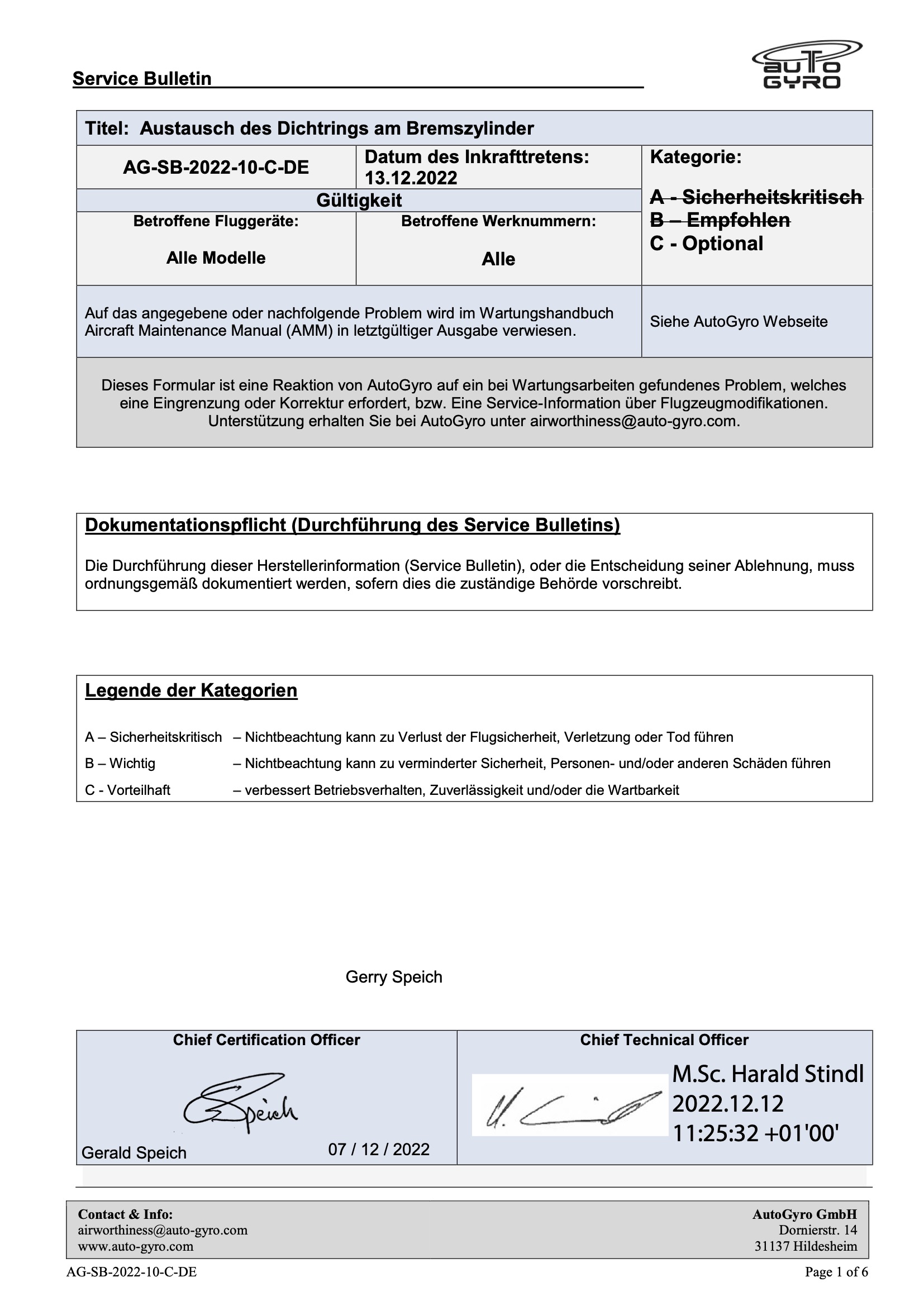 AG-SB-2022-10-C-DE - Alle Modelle Austausch des Dichtringes am Bremskolben